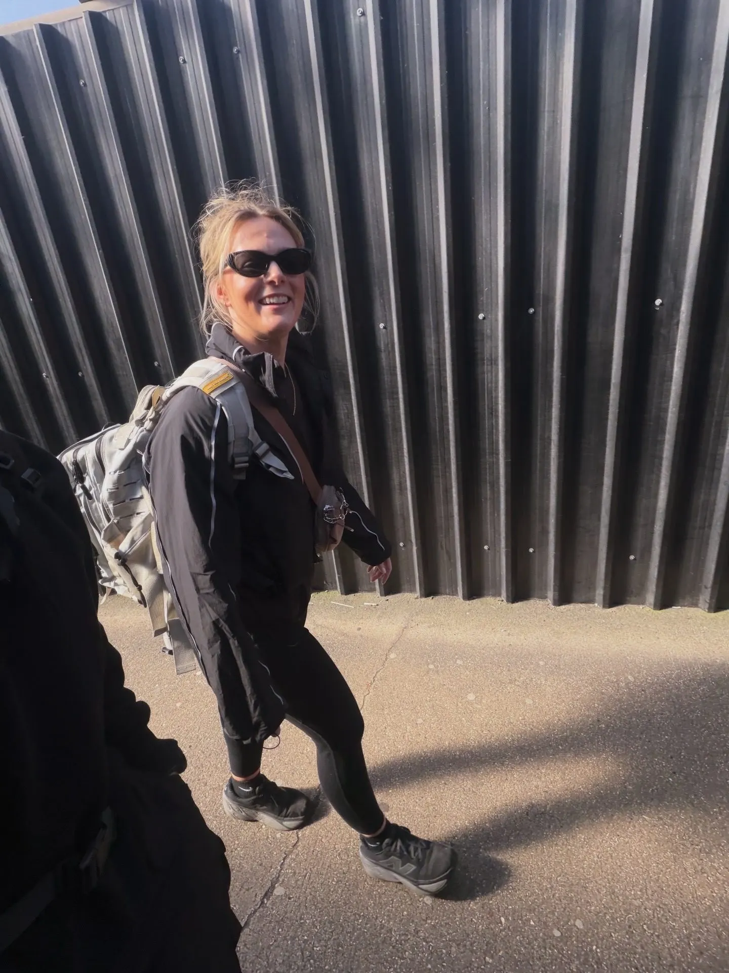 A member walking up to the Physical Formula studio in Leamington Spa