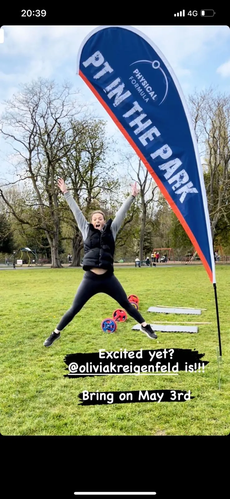 Physical Formula started as PT in the Park, training outdoors in 2020