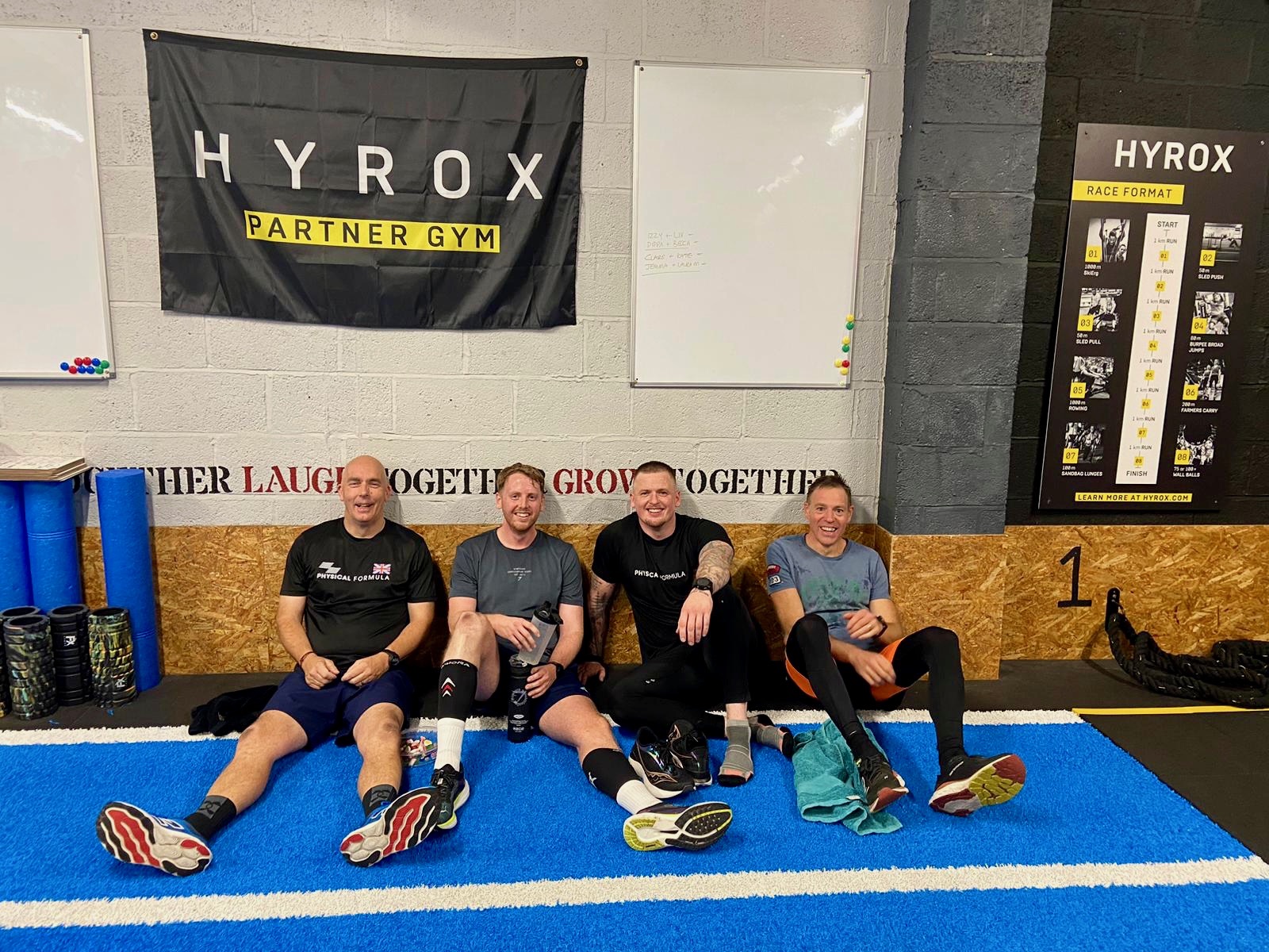 Members training at HYROX