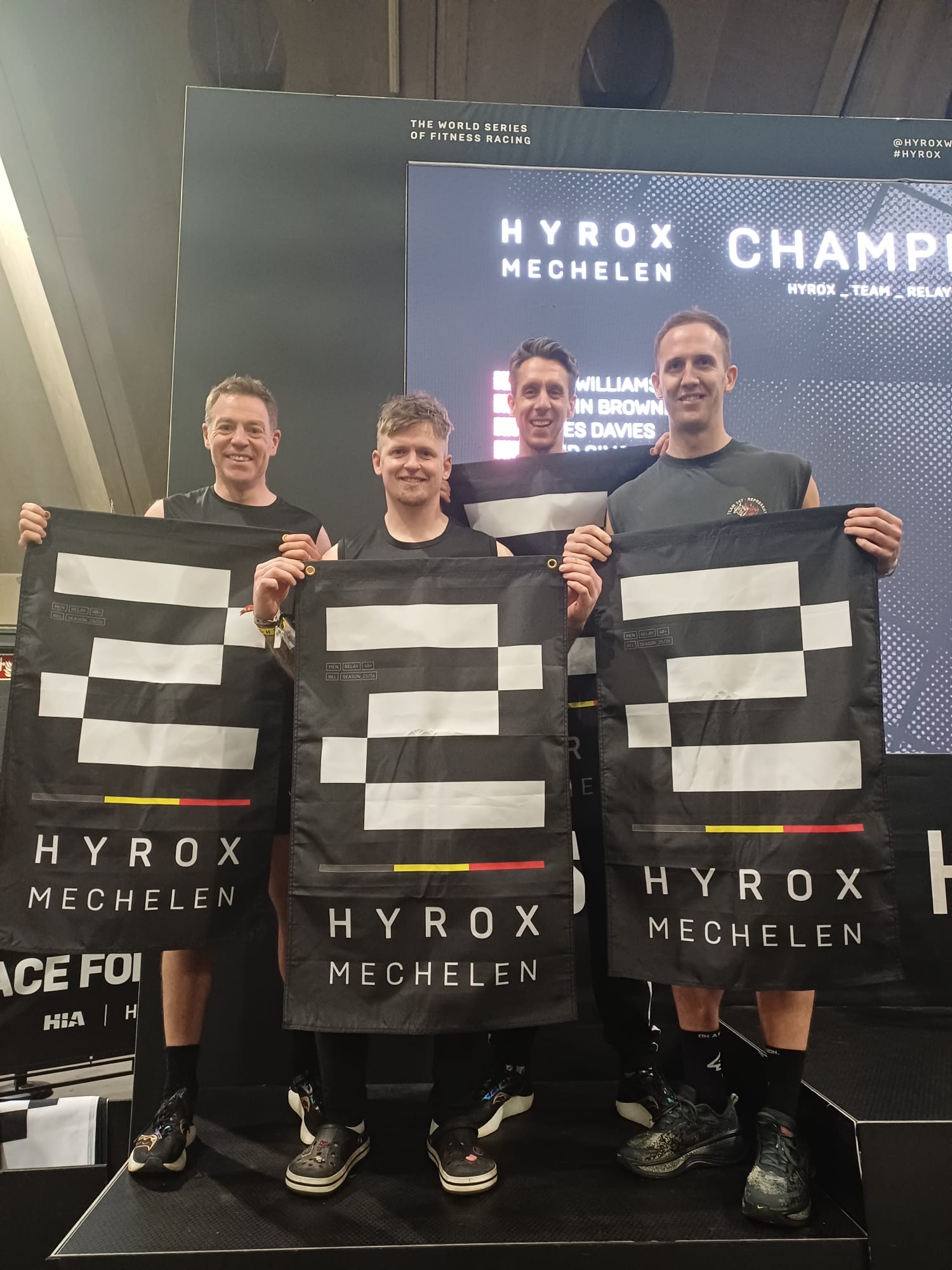 Members training at HYROX